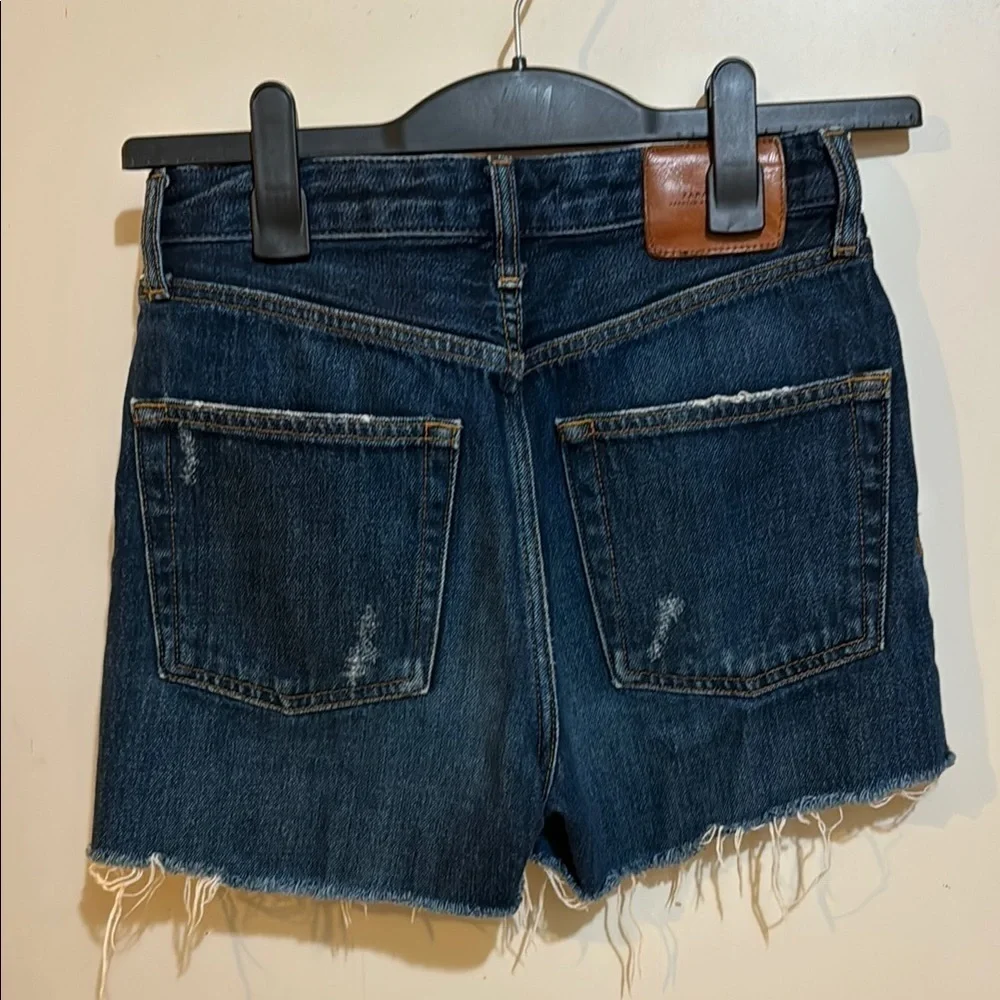 Zara Premium Denim Size 2 Distressed Shorts!!